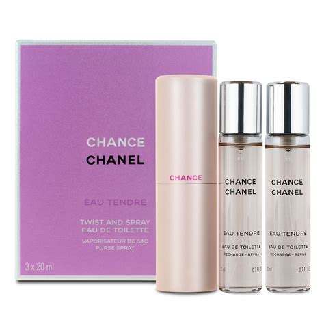 chanel chance travel refill|Chanel chance eau tendre refill.